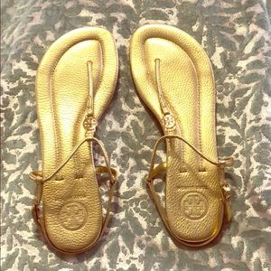 Tory Burch Gold Sandals